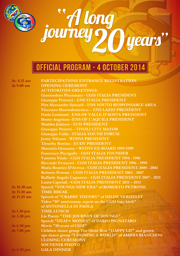 official program english 4 october 2014